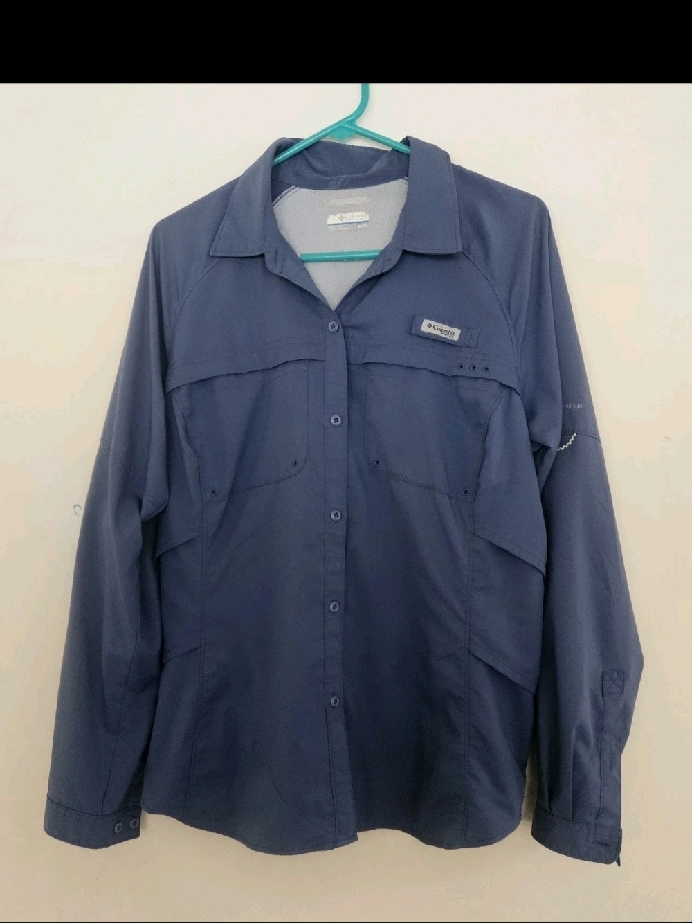 Columbia Men’s Long-Sleeve Performance Shirt Jacket in Navy Blue